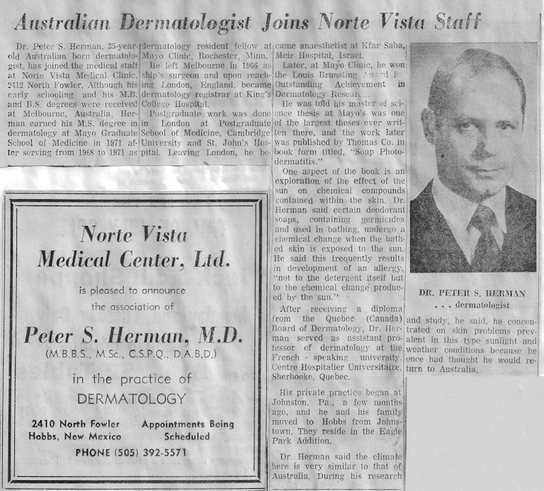 Dr. Peter S. Herman, MD joins Norte Vista.