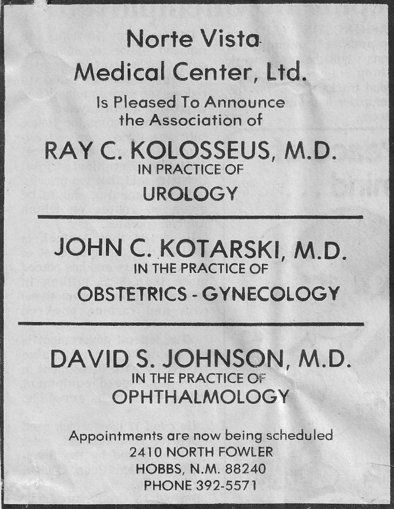 Drs. Kolosseus, Kotarski, and Johnson join Norte Vista.